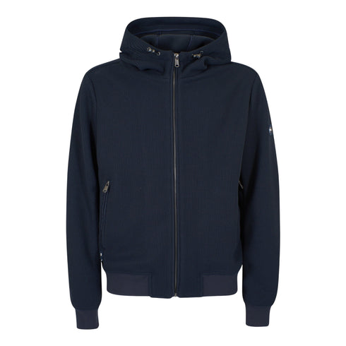 Yes Zee Giacca leggera Giubbino Uomo tricotina con cappuccio S A25-YESZEEJ844Q500-0713-S - Francavilla Moda